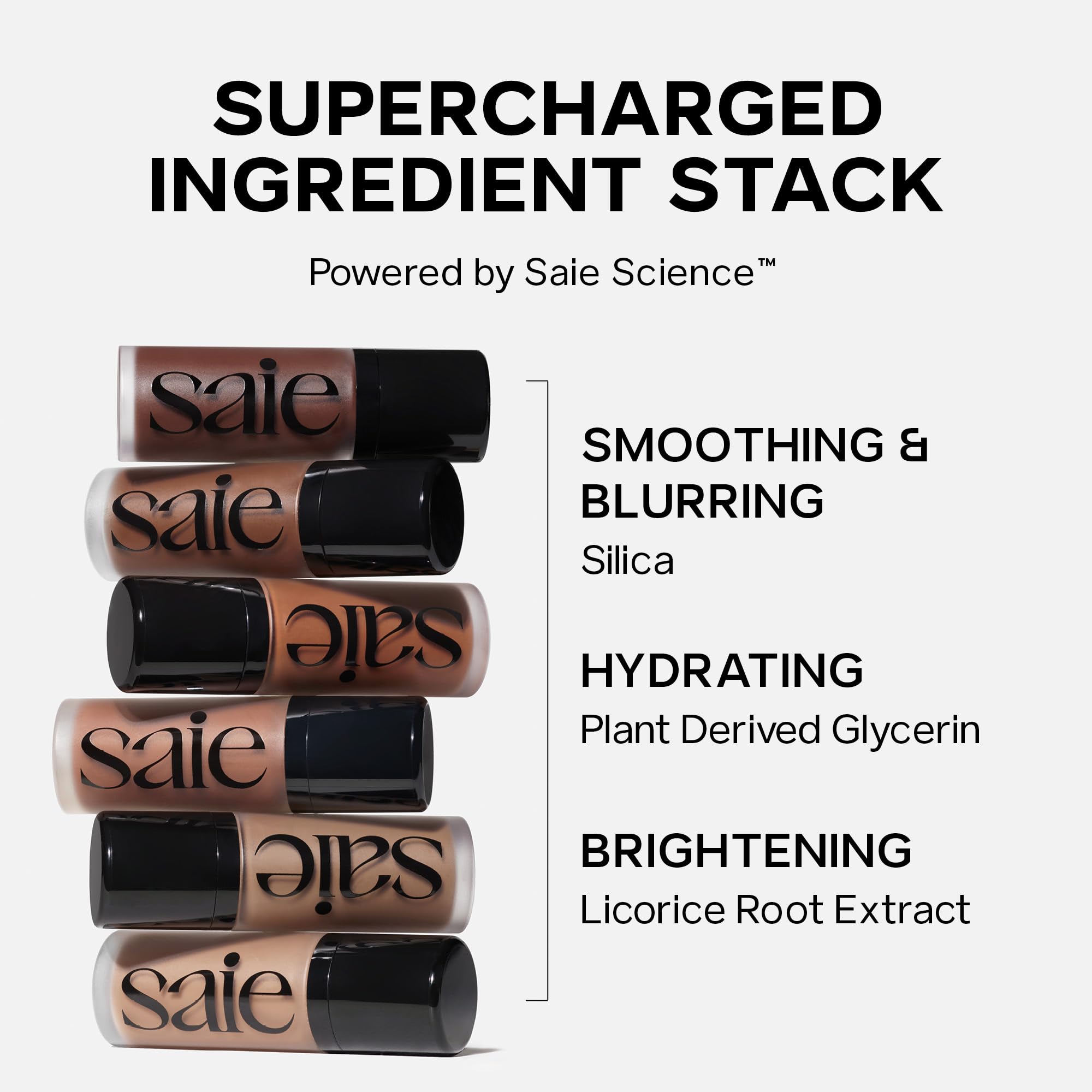 Saie Dew Bronze - Hydrating Liquid Bronzer Stick For a Sun Kissed Glow - Liquid Contour Stick Infused with Nourishing Skin Care Ingredients - Sculpted Face Makeup Essential - Swim (0.4 oz) - Image 5