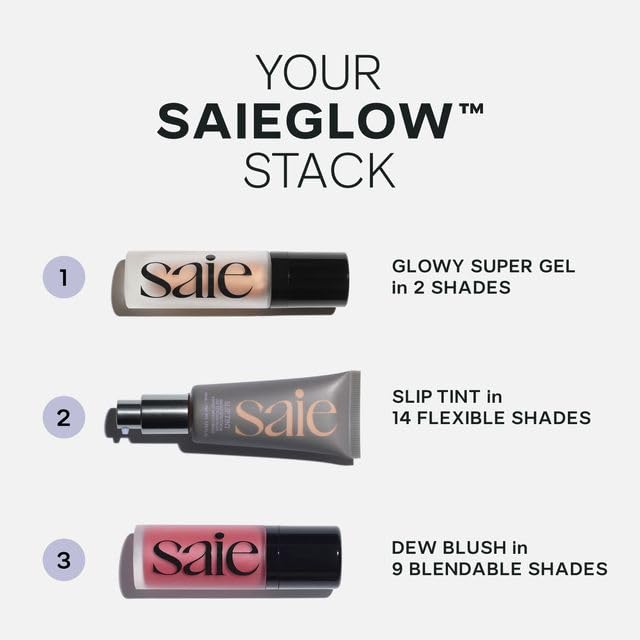 Saie Dew Liquid Blush for Cheeks - Hydrating Cream Blush Stick with a Blendable + Buildable Formula - Skincare Infused Dewy Cheek Tint for a Natural Flush - Glowy Makeup Essential - Chilly (.40 oz) - Image 8