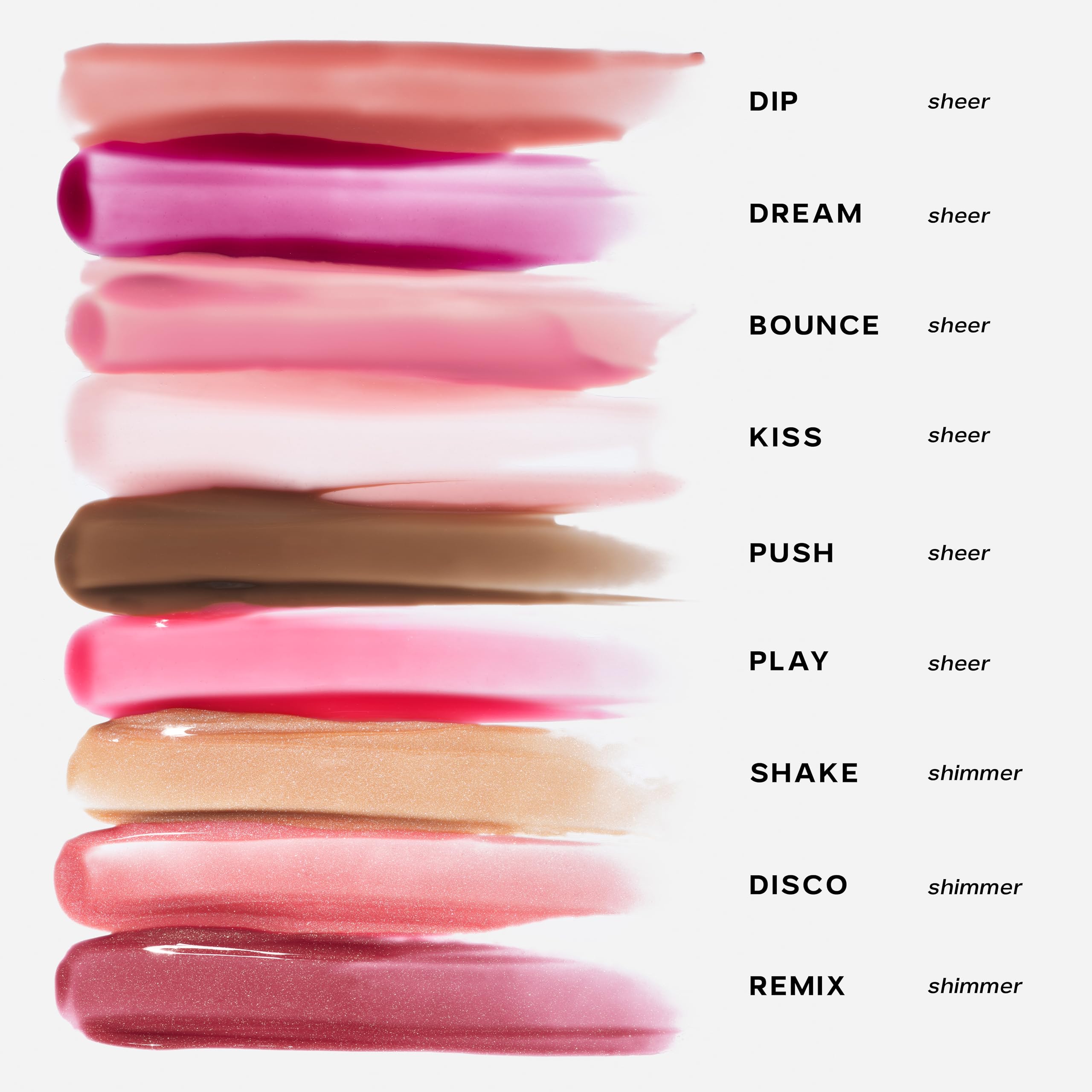 Saie Glossybounce Duo - Hybrid Tinted Lip Oil & Lip Gloss Set - Hydrating, Non-Sticky Shine with Hyaluronic Acid & Jojoba Oil for Soft, Plump Lips - Makeup Gift Set - Disco & Bounce (2 Count) - Image 5