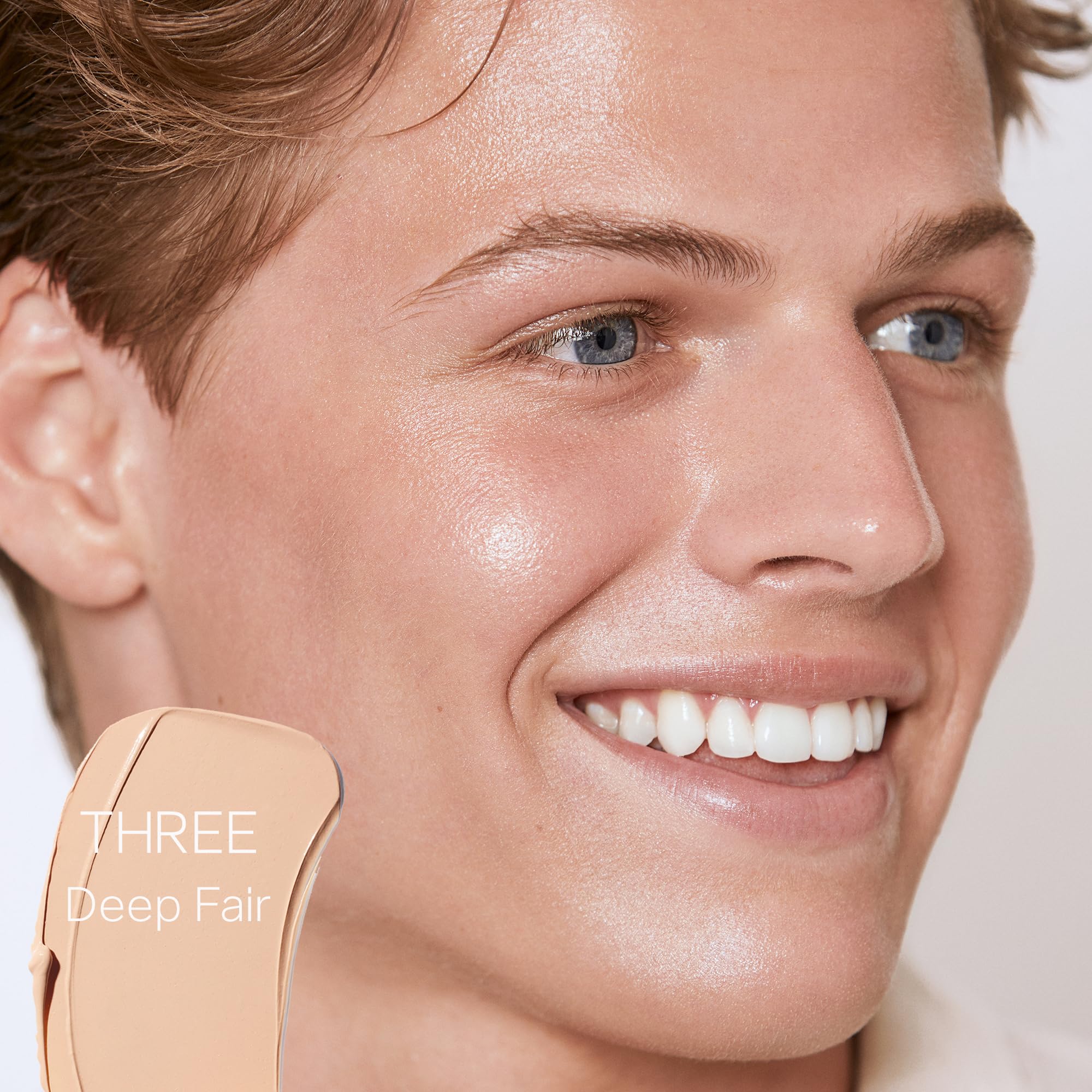 Saie Glow & Blend Duo - Slip Tint Tinted Moisturizer SPF 35 Shade Three (1.35 oz), The Big Liquid Foundation Brush (1 Count), Hydrating Glow & Seamless Blending - Image 3